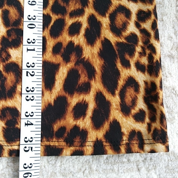 NWOT Arabella Color Block Leopard Print Hooded Dress 1X Black Brown - Picture 16 of 16